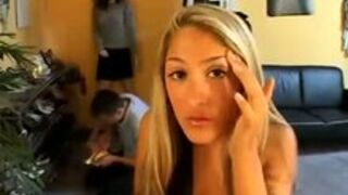 ravishing young Goddess dominating her slave.