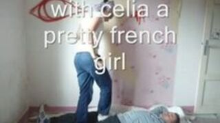 French Femdom CBT and Trampling