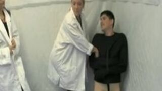 Handjob in Straight Jacket