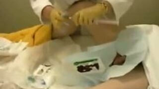 Insertion of male catheter - painful!