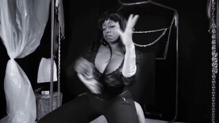 ebony Mistress - White chick BF