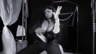 ebony Domina and White bf