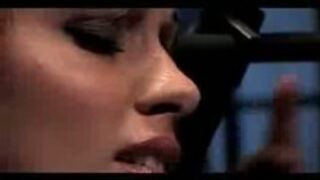 Busty broad tied to chair and tormentd by water