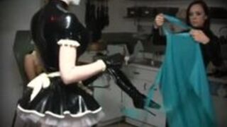 Lesbian Rubber BDSM - Anal and Electro