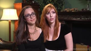 Gagged and Dominated Redhead with Friend