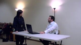 broad whipped by woman