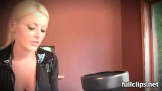 Male slave in a Real Milking Machine