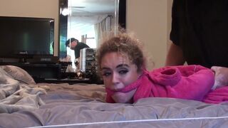 Hogtied after Shower