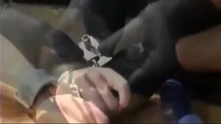 Extreme Tit torment - drilled to Board
