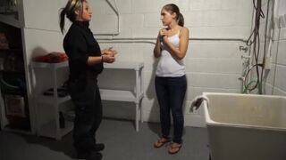 Wash up and new clothing