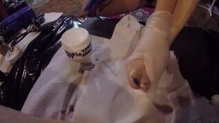 Foot for my slave's butt