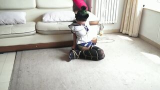 oriental Pet in Bondage