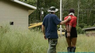 Outdoor Pole Bondage