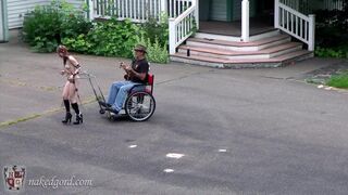 Kitty going for a Pony Ride