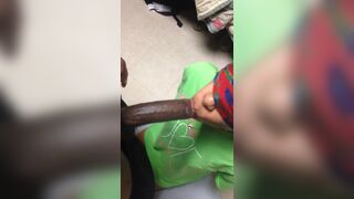 bj in Blindfold and Handcuffs