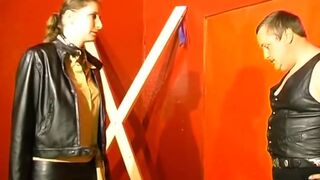 Tied French lady Used Hard