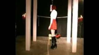 Breast bondage and hardcore treatment