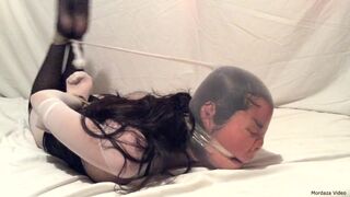 Pantyhose Encasement Hogtie Bondage