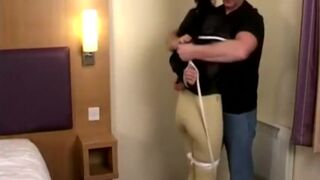 yellow-haired fiance in bondage