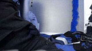 private BDSM - broad gets spanked