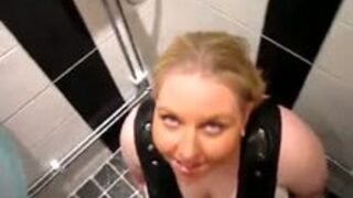 Obedient Slave broad drinking Piss - Homemade