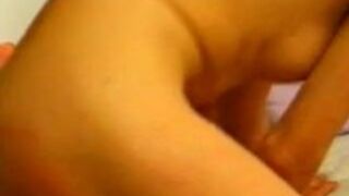 Slave getting Caned on the rack