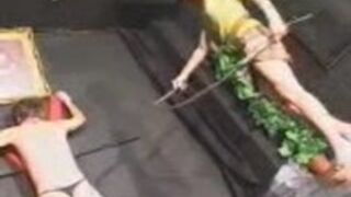 teenie Cruel Japanese Mistress whipping