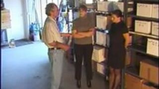 chick Whipped in Garage