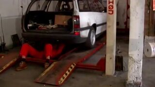 Mistress and friend enjoying their male slave