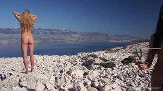 Slingshots on the beach