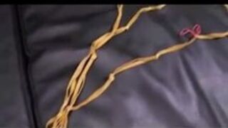 Rubber band twat torment - Extreme