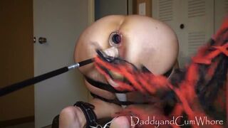 jizz lady Strapped Up for the Fucking Machine