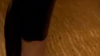 Japanese girl with latex catsuit