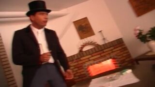 German Slave woman Serving lovers