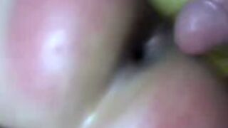 Spanked booty slammed