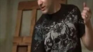 Anal Hooked for fucking Machine