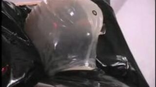 Heavy PVC Femdom with CBT