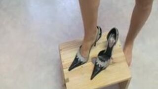 High Heels Cock and Ball torment