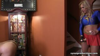 SuperGirl Pegging the Villain