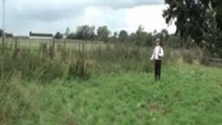 Flogging at the farm - Femdom