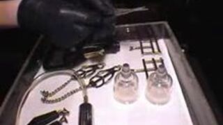 Femdom Nipple Stretching