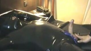 Femdom rubber Bondage