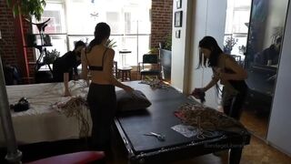 In Hog Heaven - Japanese Dommes and Western broad