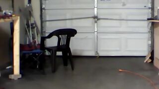 Garage Domination - White Slave, ebony Domme