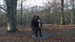 Hooded Slave Used in The Woods