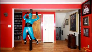 Rubber sissy sex slave