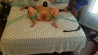 Bound to Get Whipped and Fucked