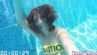 Handcuffed Underwater