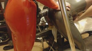 Monster strapon and Fisting