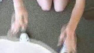 Blonde blowjob cum in mouth swallow cog